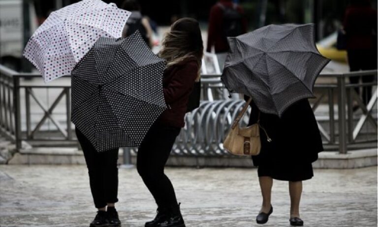 Καιρός με βροχές και έντονους ανέμους την Τρίτη (7/3), σύμφωνα με το Εθνικό Αστεροσκοπείο (vid)