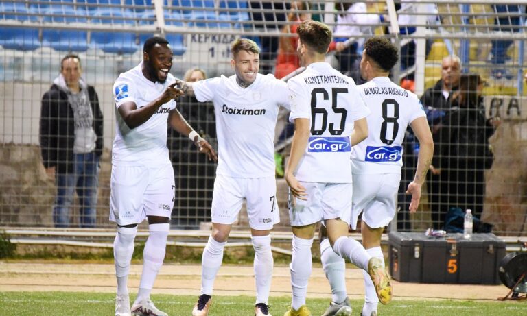 Ο ΠΑΟΚ έκανε «πάρτι» στη Λαμία και «πατάει» με πεντάρα για τον τελικό