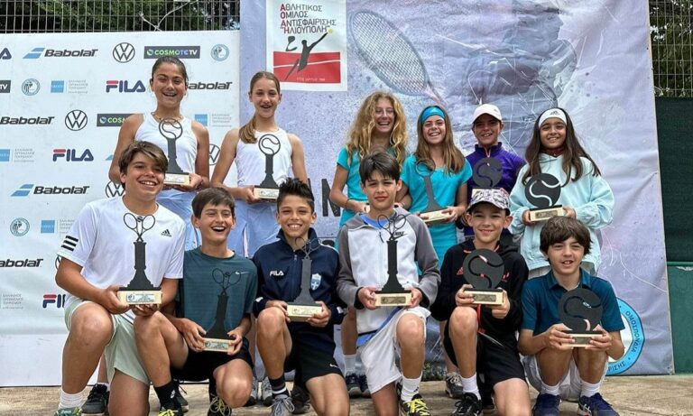 Τένις: Πανελλήνιο Πρωτάθλημα U12 – «Double» Παγώνης και Βολονάκη