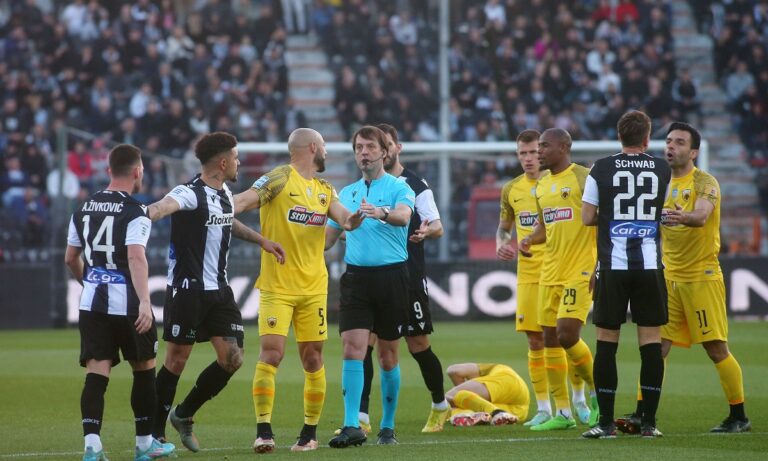 Έξαλλοι στην ΑΕΚ για το γκολ που ακυρώθηκε με τον ΠΑΟΚ:  «Η μεγαλύτερη σφαγή εδώ και χρόνια»