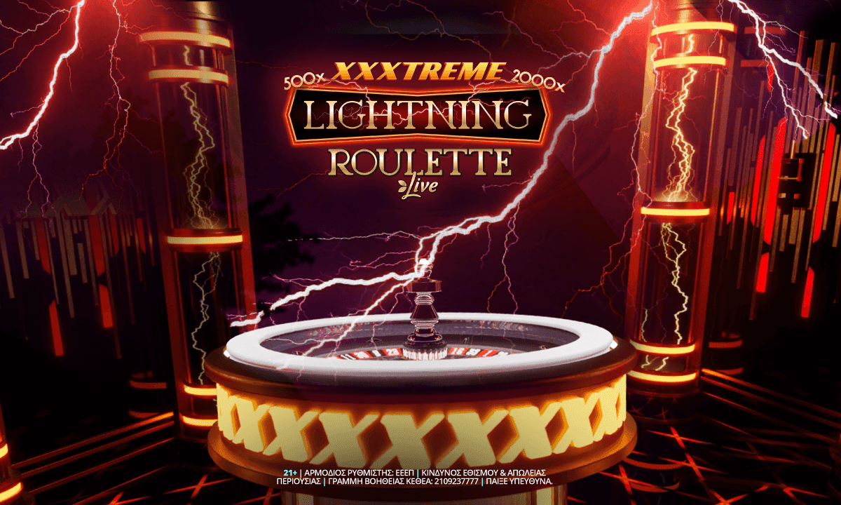 XXXtreme Lightning Roulette Live: Συναρπαστικό τηλεπαιχνίδι στη Novibet. Απεριόριστες δυνατότητες στο χέρι σου με το live casino της Novibet.