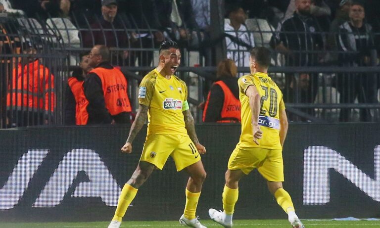 Ο Αραούχο υπέγραψε τον «θρίαμβο» της ΑΕΚ κόντρα στον ΠΑΟΚ και την έστειλε στην κορυφή