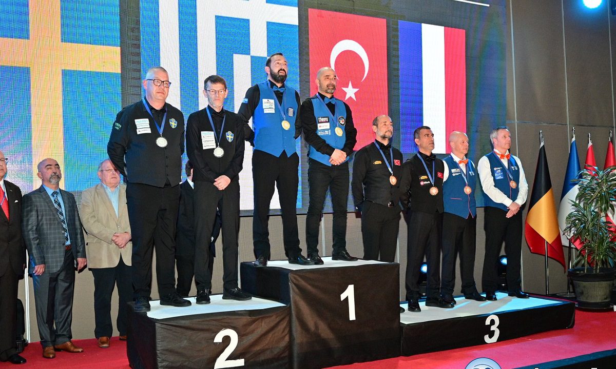 Ιστορική επιτυχία για το ελληνικό μπιλιάρδο – Χρυσό μετάλλιο στο Ευρωπαϊκό Πρωτάθλημα!