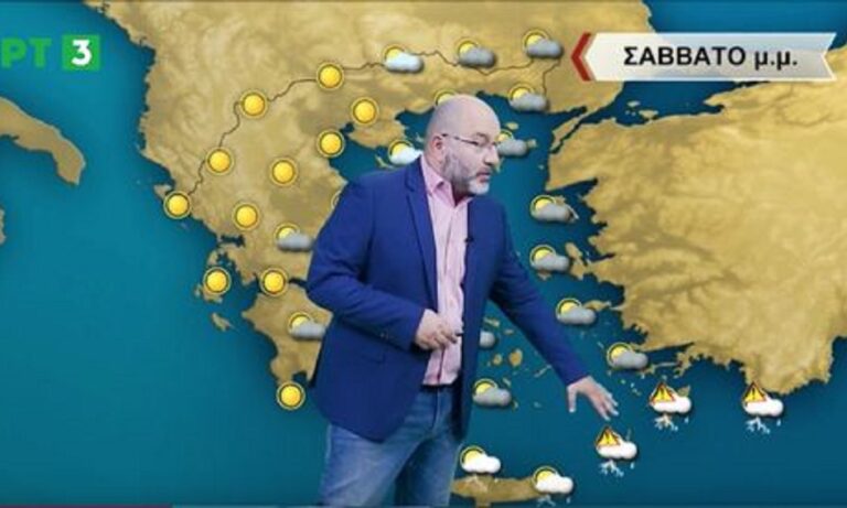 Καιρός με τοπικές βροχές και σποραδικές καταιγίδες το Σάββατο (6/5), λέει ο Σάκης Αρναούτογλου (vid)