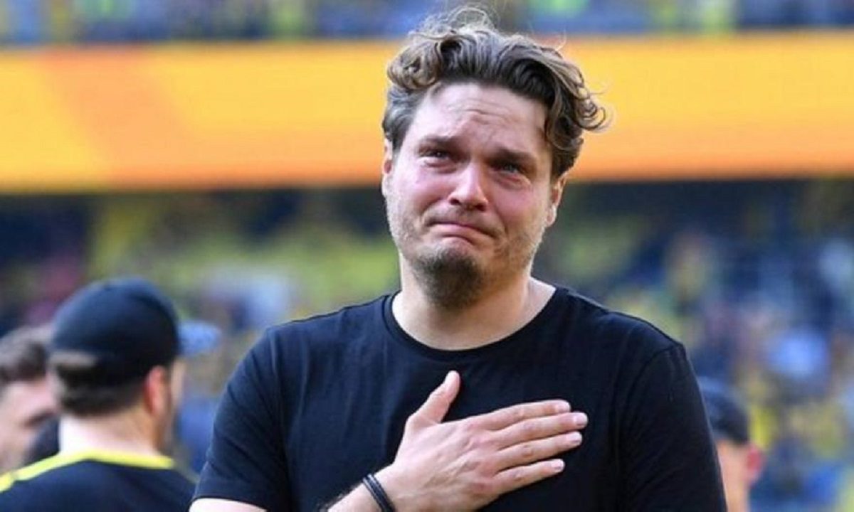 Ντόρτμουντ – Συγκλονιστική στιγμή: Ο προπονητής Τέρζιτς κλαίει μπροστά στους οπαδούς της και αποθεώνεται