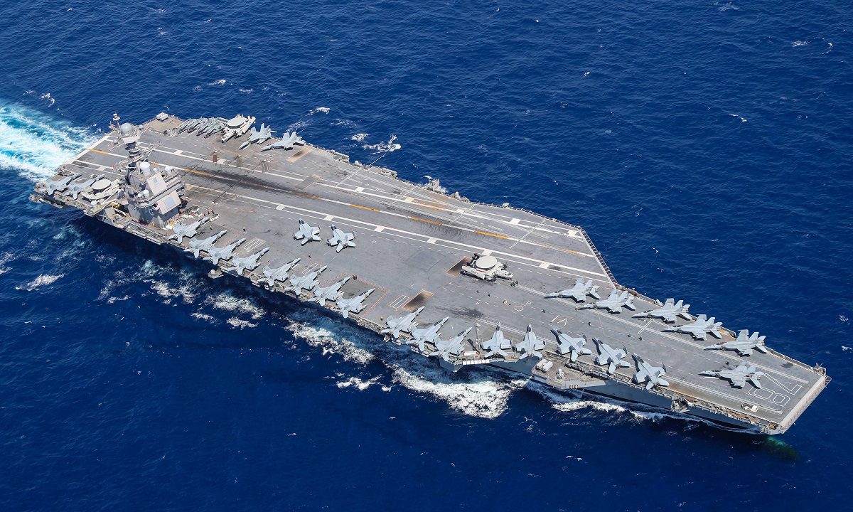 Το αεροπλανοφόρο USS Gerald R. Ford φτάνει στη Σούδα και τρομάζει τους Τούρκους