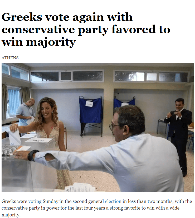 Εκλογές 2023: Τι γράφει ο τουρκικός Τύπος για τα αποτελέσματα στην Ελλάδα. Σημειώνεται η μεγάλη διαφορά υπέρ της Νέας Δημοκρατίας.