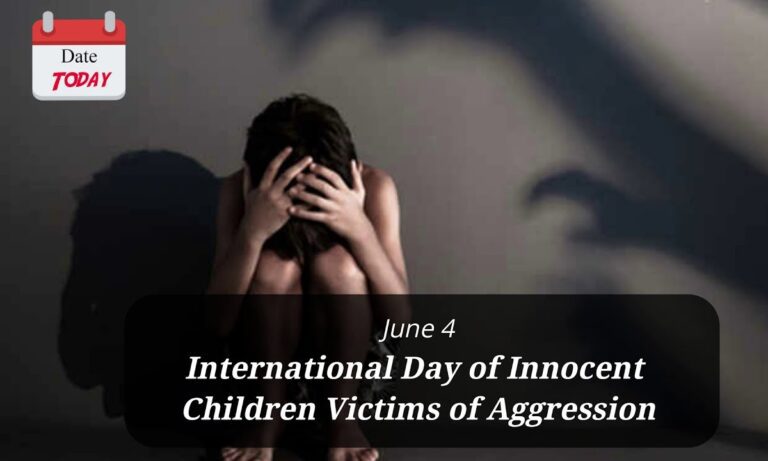 4 Ιουνίου: Διεθνής Ημέρα κατά της Επιθετικότητας εναντίον των Παιδιών