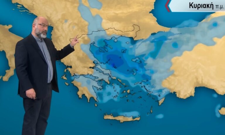 Καιρός: Ο Αρναούτογλου αναλύει που θα χτυπήσουν τα τελευταία φαινόμενα της κακοκαιρίας