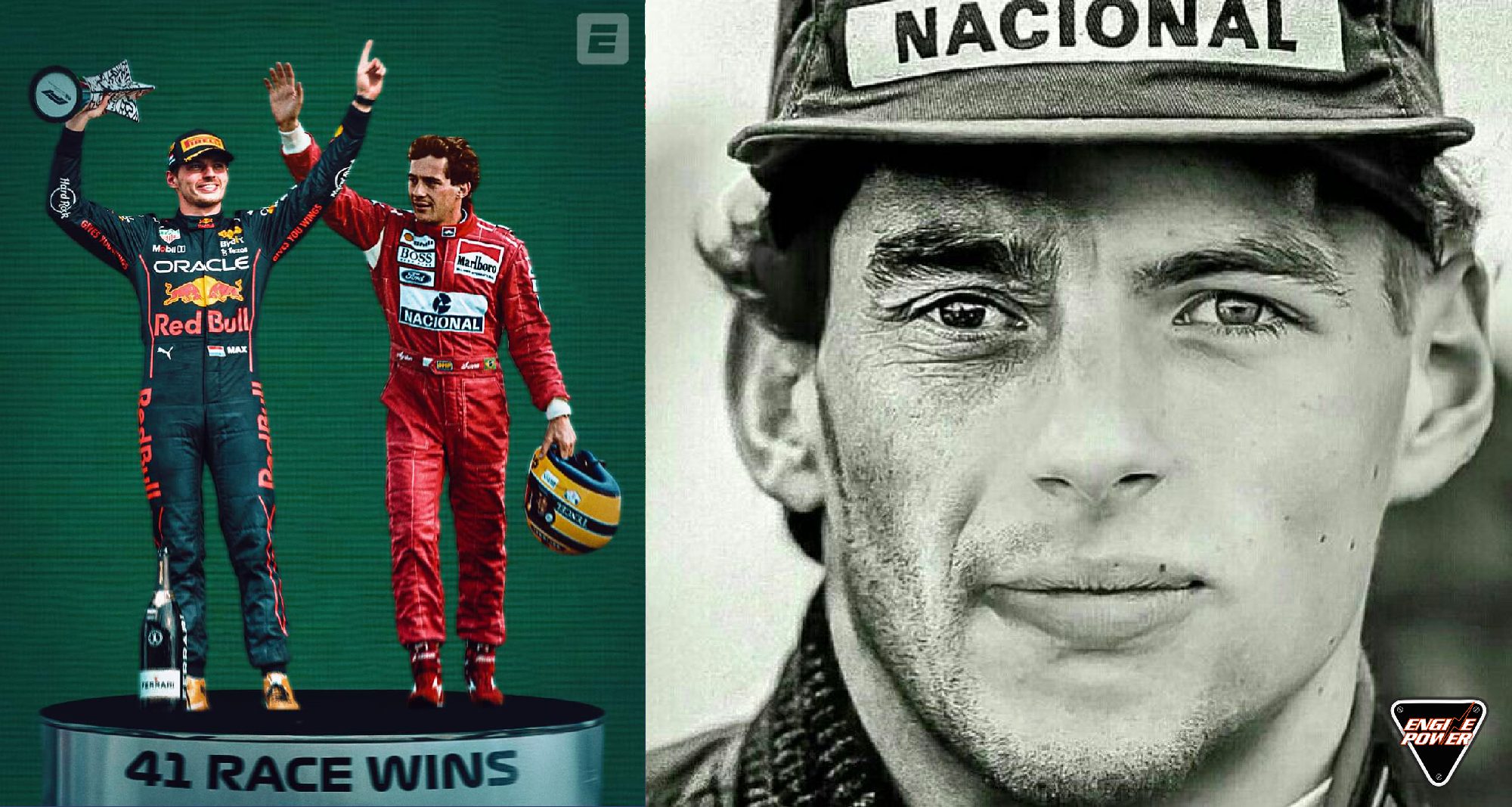 Ο Max Verstappen ισοφαρίζει τον Ayrton Senna