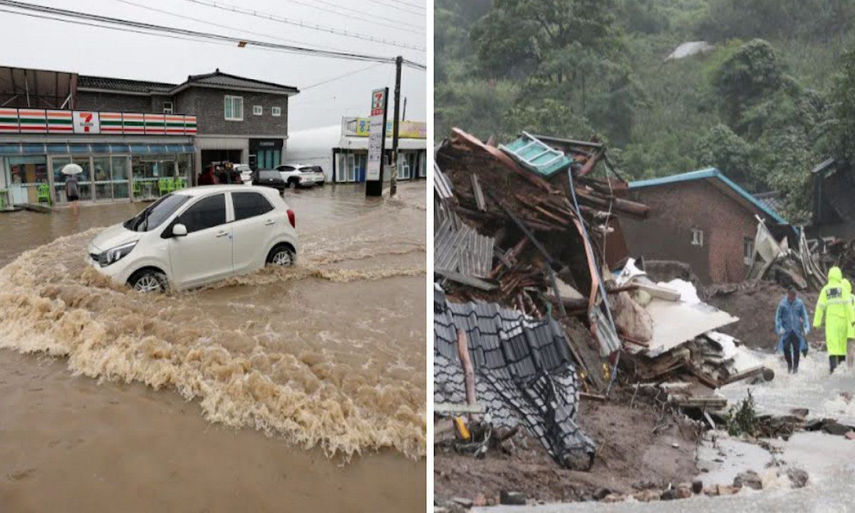 Νότια Κορέα: Δεκάδες νεκροί και αγνοούμενοι από καταστροφικές βροχοπτώσεις!