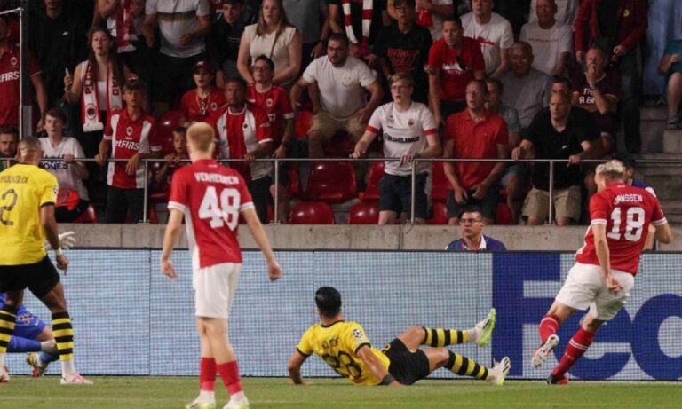 Η ΑΕΚ πλήρωσε παιδικό λάθος στην άμυνα – Πήγε με γιόμες να ισοφαρίσει την Αντβερπ των 10 παικτών (vids)