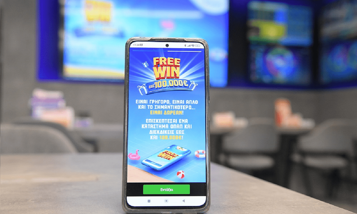 Με το νέο και εντελώς δωρεάν FREEWIN του OPAP Store App όλοι τρέχουν στα καταστήματα ΟΠΑΠ για να διεκδικήσουν έως και 100.000 ευρώ κάθε ημέρα! Εσύ ακόμα;