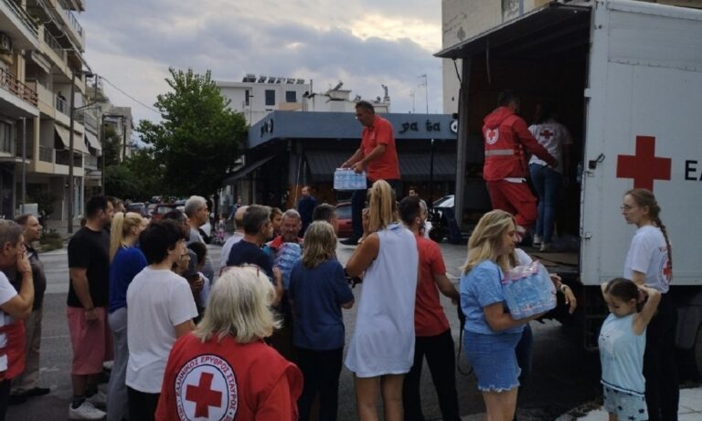 Μεγάλο «ευχαριστώ» από τον Ελληνικό Ερυθρό Σταυρό στον ΟΠΑΠ για την άμεση ανταπόκριση στη στήριξη των πλημμυροπαθών της Θεσσαλίας