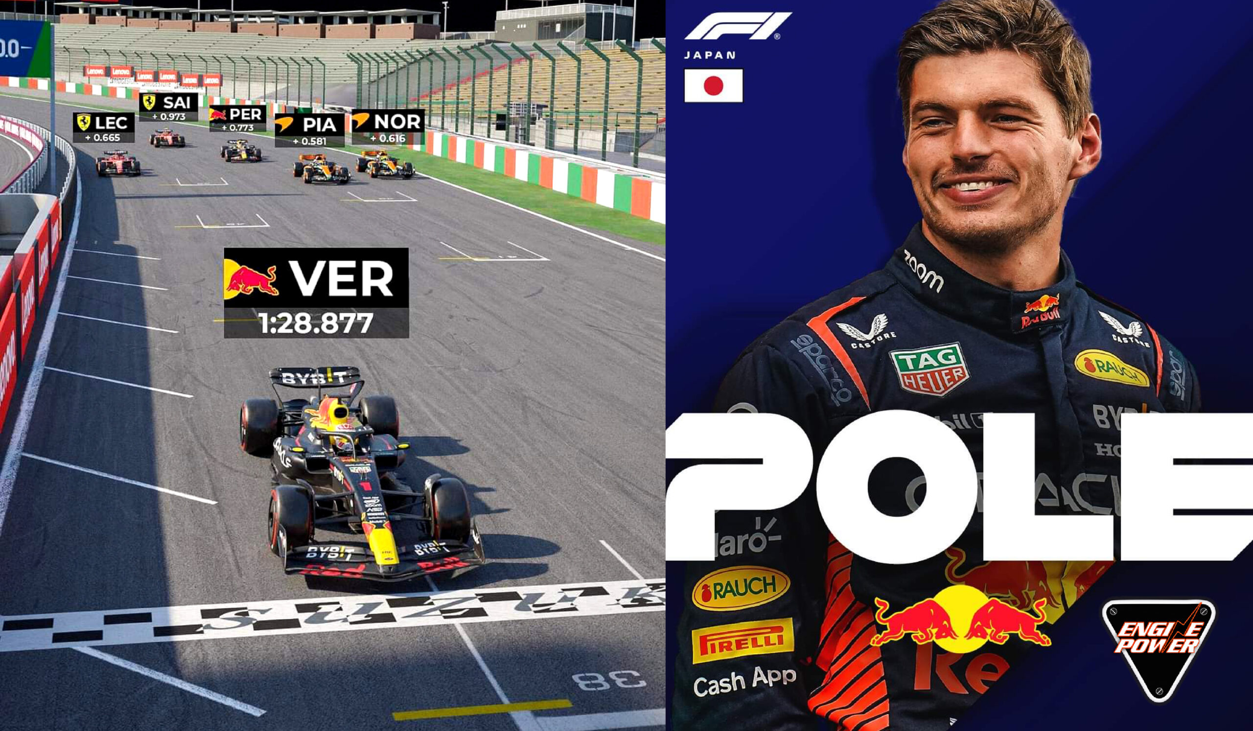 F1 Ιαπωνία: Ο Max Verstappen, άνετα την Pole Position