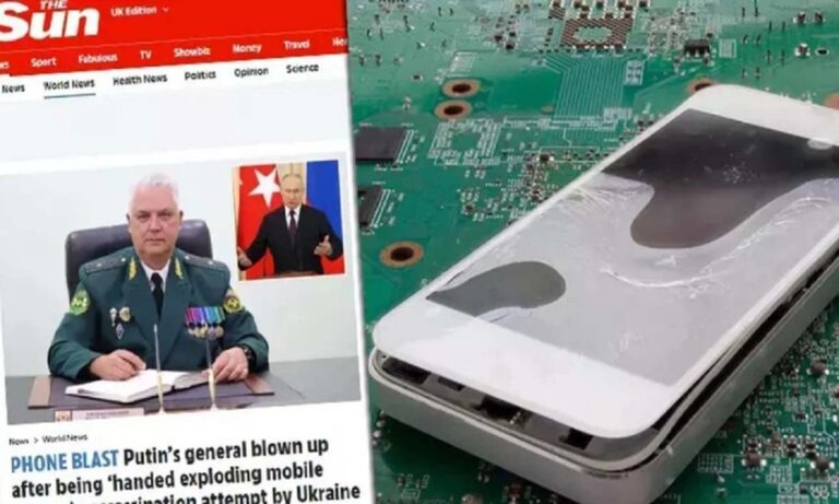 Απόπειρα δολοφονίας στρατηγού του Πούτιν με το κινητό του τηλέφωνο