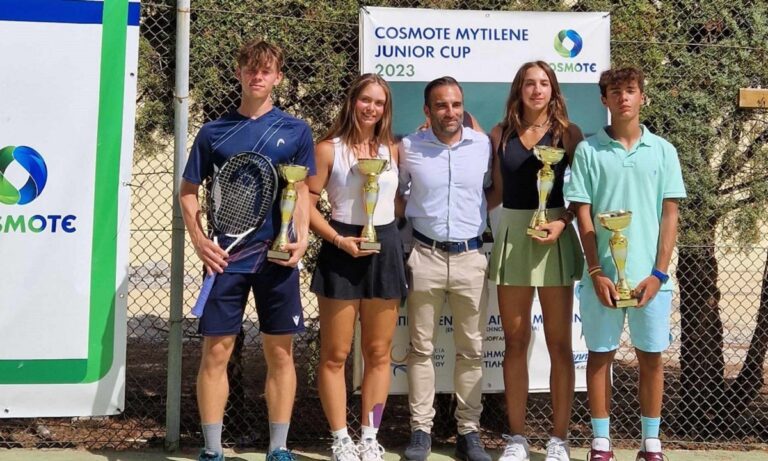Τένις: Ολοκληρώθηκε με απόλυτη επιτυχία το Διεθνές Τουρνουά «Mytilene Junior Cup 2023»
