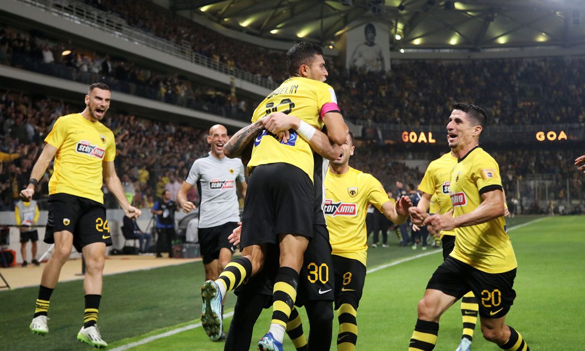 Απόλυτη κυρίαρχος η ΑΕΚ, «πάτησε» τον ΠΑΟΚ και επικράτησε με 2-0 στο ντέρμπι των Δικεφάλων