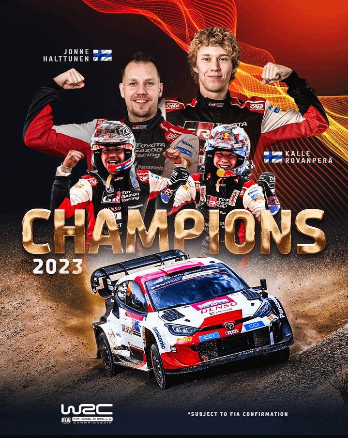 Kalle-Rovanpera-protathlitis-wrc-champion-2023-legend-rally-kentrikis-evropis-europe-toyota-racing-team