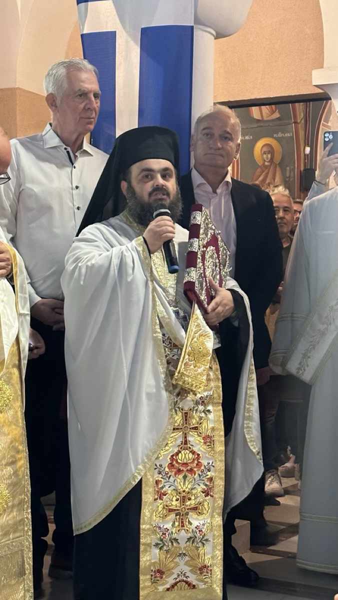Ανδρέας Βορύλλας: Βιωματική η σχέση του Αγίου Ιεροθέου με τους πολίτες του Περιστερίου 