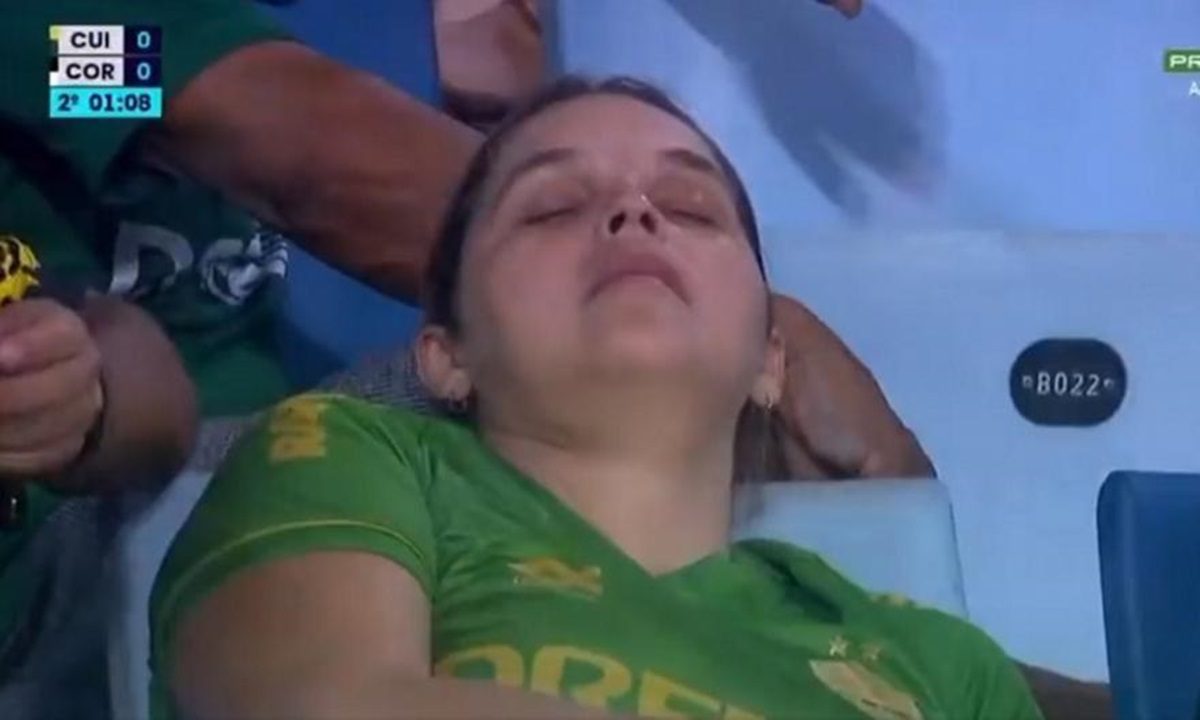 Γυναίκα στη Βραζιλία αποκοιμήθηκε εν ώρα αγώνα! (vid)