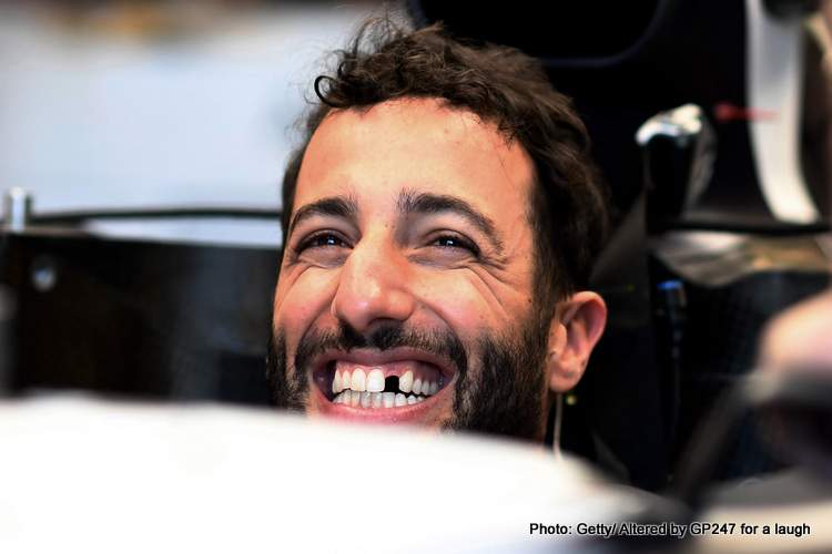 Daniel Ricciardo φέρνει χαμόγελα στο Grand prix της Αμερικής