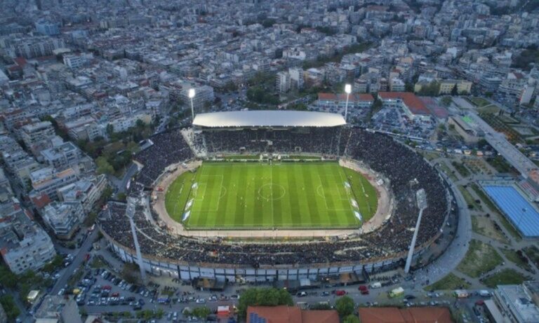 Φίλος του ΠΑΟΚ πέταξε πάνω από την Τούμπα και έγινε viral (vid)