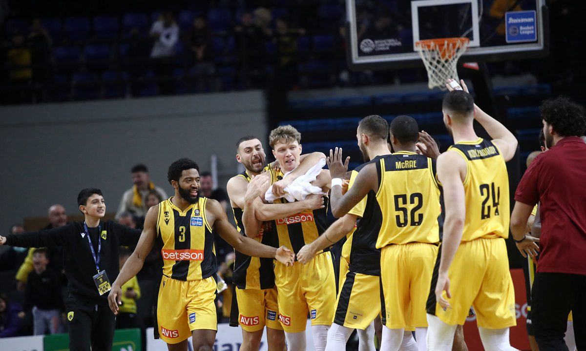 Πώς διαμορφώθηκε η βαθμολογία μετά τις νίκες ΑΕΚ, Κολοσσού και Απόλλωνα Πάτρας για την 10η αγωνιστική της Stoiximan Basket League.