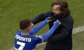 Ποδόσφαιρο: Σαμπντόρια: Ο Εσπόζιτο σκόραρε και ταρακούνησε για τα καλά τον Αντρέα Πίρλο! (vid)