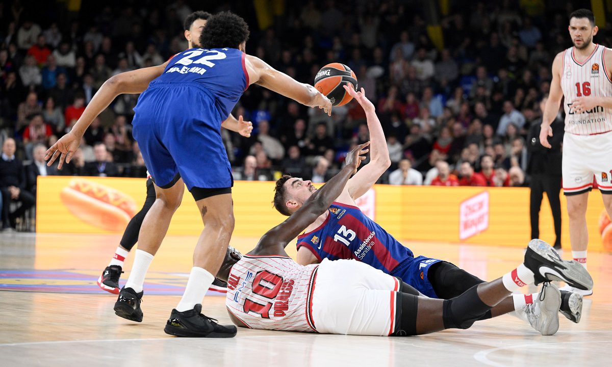 Βαθμολογία Euroleague: Πώς διαμορφώθηκε η κατάταξη μετά την ήττα του Ολυμπιακού στη Βαρκελώνη