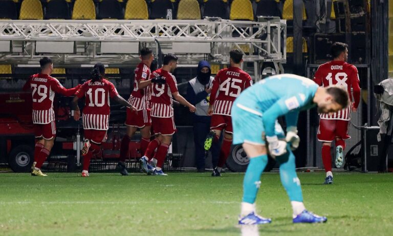 Ναβάρο και λάθη του Άρη, «τελείωσαν» το ντέρμπι Άρης – Ολυμπιακός από νωρίς! (1-2)