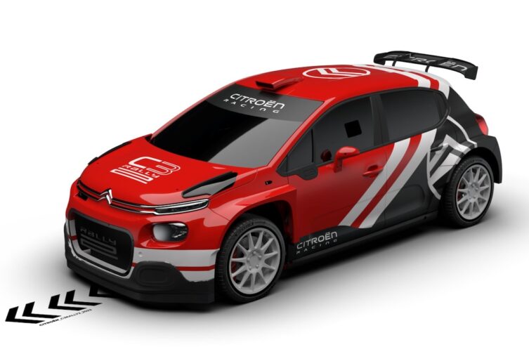 WRC: Το Citroën C3 Rally2 σε κόκκινο και μαύρο για το 2024