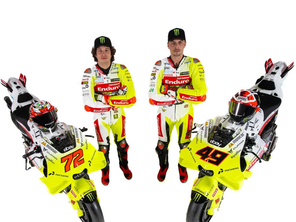 MotoGP-VR46-2024-Valentino-Rossi-team-Marco-Bezzecchi-Fabio-Di-Giannantonio-Pertamina-enduro