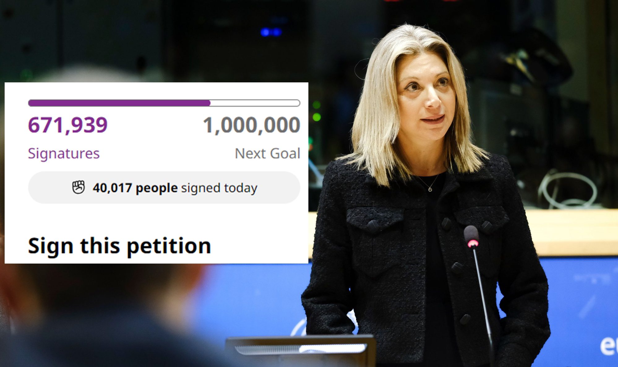 Τέμπη: Λαϊκό «ποτάμι» οι υπογραφές για δικαίωση, ξεπέρασαν τις 670.000! – Το μεγάλο «ευχαριστώ» της Μαρίας Καρυστιανού