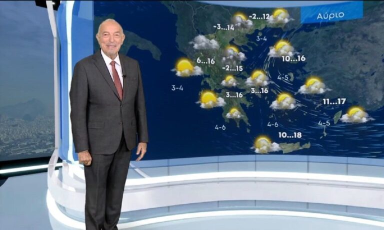 «Τρελός» καιρός την Παρασκευή (8/3) λέει ο Τάσος Αρνικός – Στη μισή χώρα έτσι στην άλλη μισή αλλιώς!