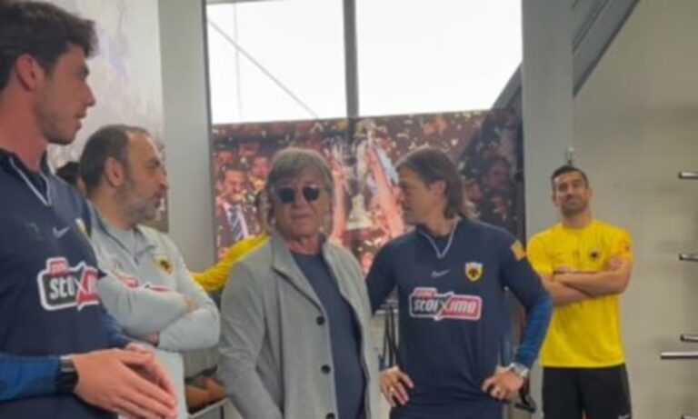 ΑΕΚ: Ο Θωμάς Μαύρος στην προπόνηση – Ευχήθηκε νίκη με Ολυμπιακό