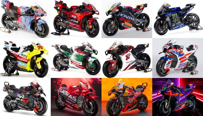 Οι μοτοσυκλέτες του Παγκόσμιου Πρωταθλήματος MotoGP 2024: Ducati, KTM, Aprilia, Yamaha και Honda