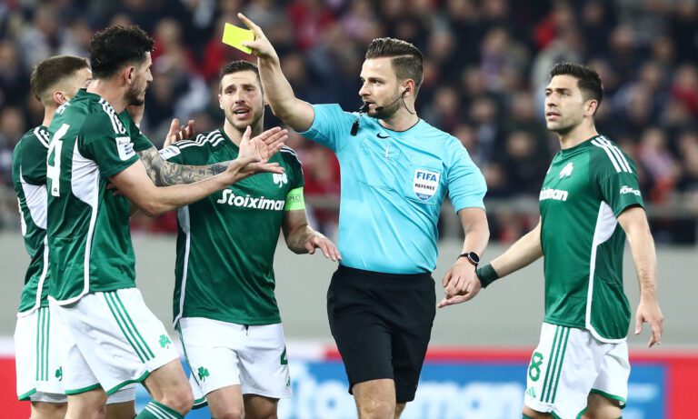 Ολυμπιακός – Παναθηναϊκός: Έπαιξε έδρα ο Σλάγκερ – Το πέναλτι στον Παλάσιος και η κόκκινη στον Ναβάρο!