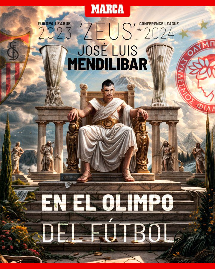 Τρομερό πρωτοσέλιδο προς τιμήν του προπονητή του Ολυμπιακού, Χοσέ Λουίς Μεντιλίμπαρ, έβαλε η Marca. Πρωτοσελιδάρα!