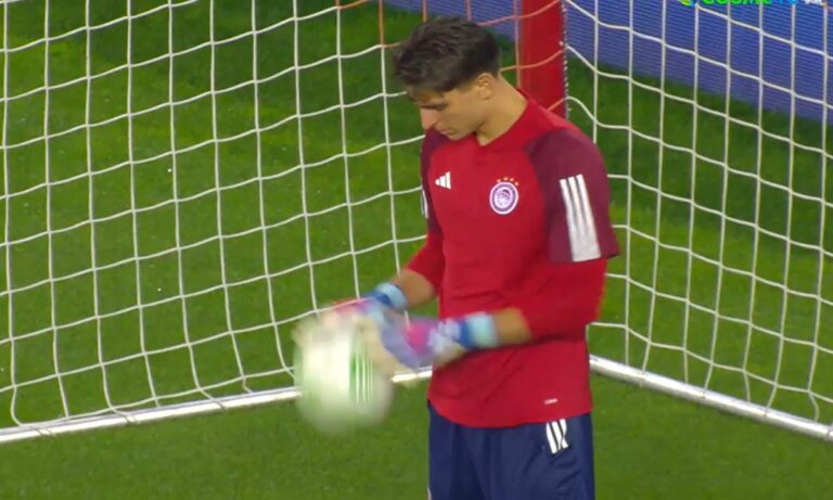 Ολυμπιακός – Άστον Βίλα: Τρέλα των οπαδών του Ολυμπιακού για τον Κωνσταντή Τζολάκη