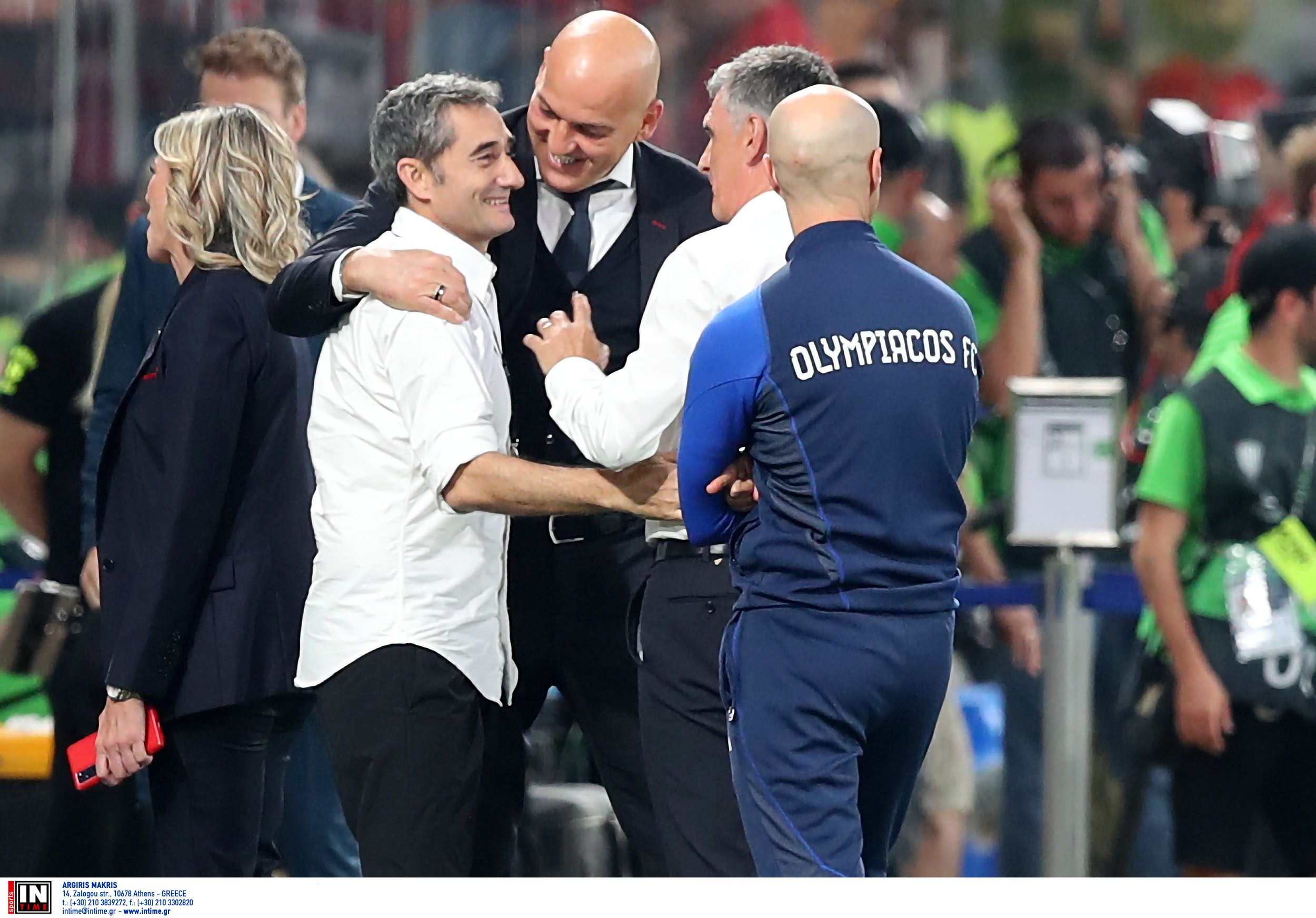 Ολυμπιακός – Φιορεντίνα: Χαμός μόλις μπήκε ο Βαγγέλης Μαρινάκης στην OPAP Arena - Συγκινήθηκε ο Ερνέστο Βαλβέρδε
