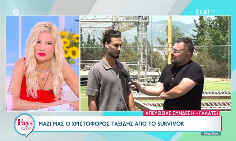 Διαφωνία on air Φαίης Σκορδά με Χριστόφορο Ταξίδη για αν μαθαίνονται όσα γίνονται στο Survivor
