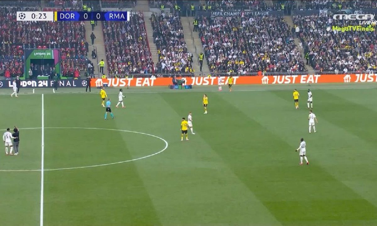 Τελικός Champions League: Διακοπή στο Ντόρτμουντ-Ρεάλ με την έναρξη, λόγω εισβολής οπαδών! (vid)