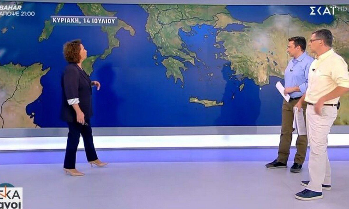 ΣΚΑΪ: Εκτός εαυτού η Χριστίνα Σούζη – Τι συνέβη και εκνευρίστηκε η μετεωρολόγος