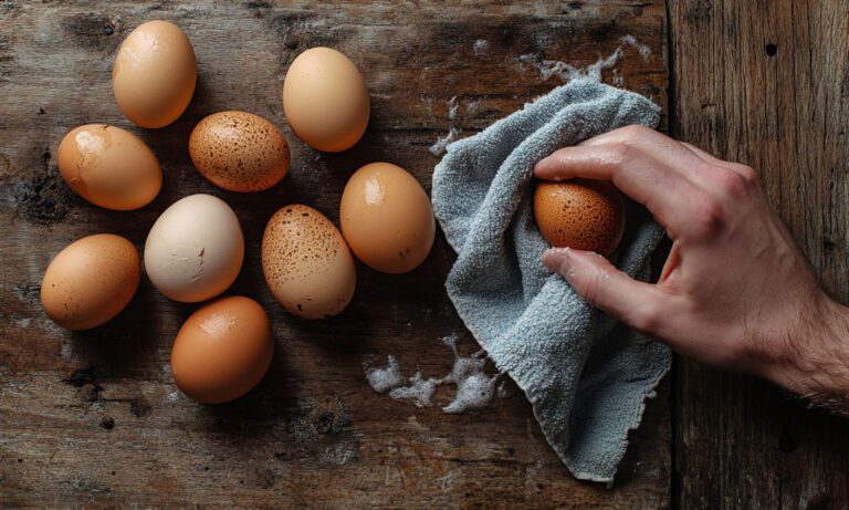 Πως να καθαρίσεις τα αυγά σωστά αν έχουν κουτσουλιές απ’ έξω