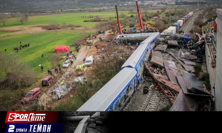 Δύο χρόνια από το έγκλημα στα Τέμπη – Το Sportime τιμά τις 57 ψυχές