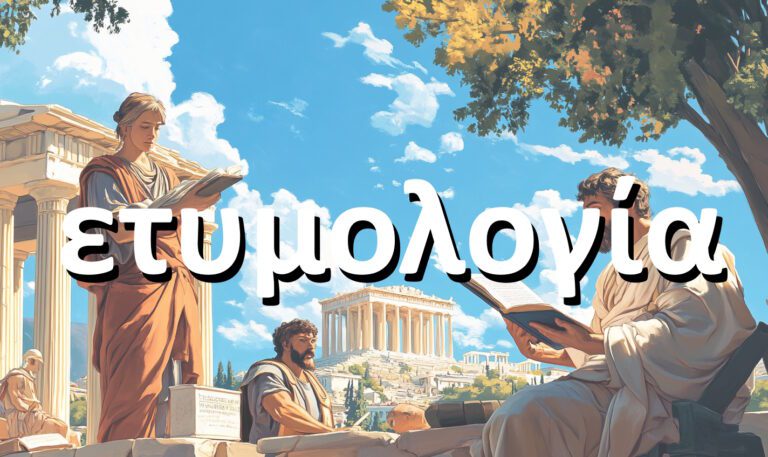 Ποια είναι η ετυμολογία της λέξης ετυμολογία;