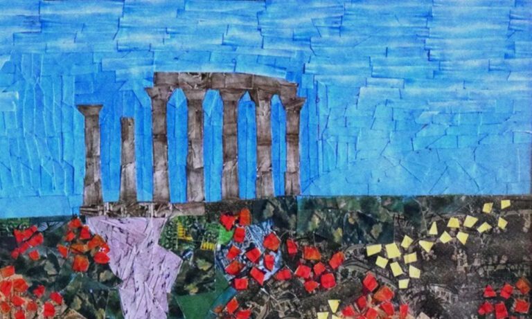 Έκανε φανταστικά κολάζ με γραμματόσημα, λες και δεν του αρκούσε που ήταν κορυφαίος Έλληνας ηθοποιός