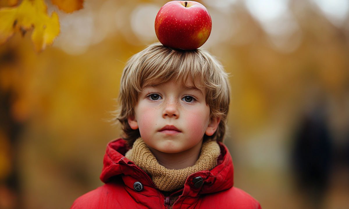 Έπρεπε να πετύχει με βέλος ένα μήλο πάνω στο κεφάλι του παιδιού. Αν δεν τα κατάφερνε, θα πέθαιναν και οι δύο.