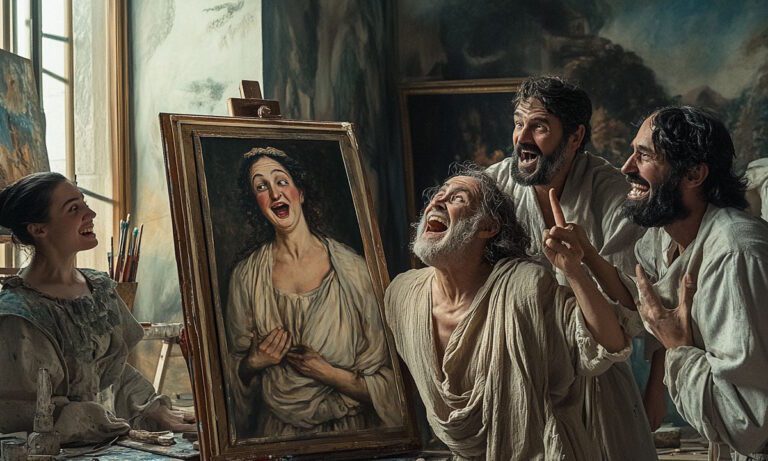 Μια ηλικιωμένη του ζήτησε να τη ζωγραφίσει ως θεά Αφροδίτη, η συνέχεια ο μύθος λέει οτι ήταν ξεκαρδιστικά δραματική